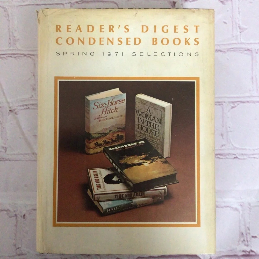 Reader’s Digest Condensed Books Spring 1971 Hardcover Book